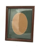 Vintage Wood Frame With Oval Cutout  picture