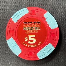 Bill's Gambling Hall Las Vegas $5 casino chip house chip 2007 obsolete LV5 picture
