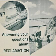 1970 Reclamation Grand Coulee Dam Altus Filtration Plant Anderson Ranch Nimbus picture