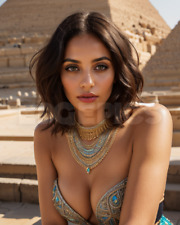 Sexy Woman Photo Busty Egyptian Women Beautiful Model 8x10 Print Hot Pinup Girl picture