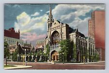 Chicago IL-Illinois, The Fourth Presbyterian Church, Antique, Vintage Postcard picture