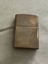 1996 Zippo Solid Brass Lighter picture