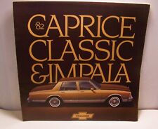Vintage Automobile Brochure 1982 Caprice Classic & Impala       File drawer 1 picture