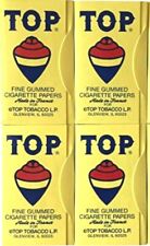 4x Top Rolling Papers Tops 100 Papers/Pk 4 Packs *Best Prices* *USA Shipped* picture