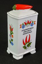 Vintage Ceramics Storage Spice Container »Paprika« Hand-Painted Hungary picture