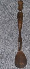 Rare Antique/Vintage African Tribal Made Wood Spoon/ Figurine Sculpture  picture