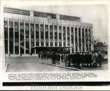 1961 Press Photo Politicians, The Kremlin Palace of Congresses, Moscow, Russia picture