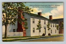 Little Rock AR-Arkansas, Last Territorial Meeting Place, c1948 Vintage Postcard picture