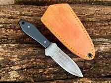 SHARDBLADE Custom Handmade Damascus Steel Hunting Mini DOUBLE EDGE BLADE KNIFE picture