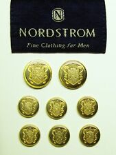 NORDSTROM replacement buttons 8 metal 