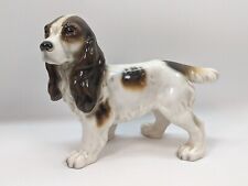 RARE VTG MCM Ugo Zaccagnini Springer Spaniel Dog Signed  Italy Hand Painted  picture