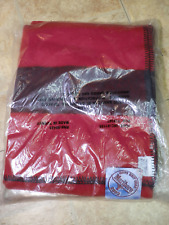 2003 Marlboro Gear Wool Blanket 68 x 54 Red Black New with Tags picture