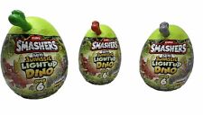 Zuru Smashers Mini Jurassic Light Up Dino - Lot Of 3 Brand New Easter Basket picture