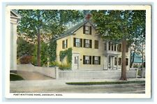 1921 Poet Whittier's Home Amesbury Massachusetts MA Posted Vintage Postcard picture