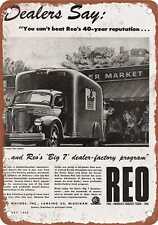 METAL SIGN - 1945 REO Truck  Vintage Ad 01 - Old Retro Rusty Look picture