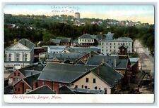 c1905 Bird's Eye View Of Highlands Bangor Maine ME Unposted Antique Postcard picture