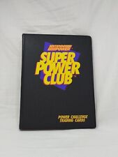 Vintage NINTENDO Super Power Club Challenge Trading Cards Binder Album + cards picture