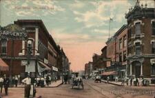 1914 Ottumwa,IA Main Street Wapello County Iowa PSC Co. Antique Postcard Vintage picture