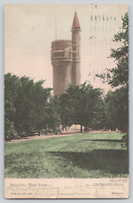 Postcard Cincinnati, Ohio Eden Park Water Tower undivided back posted 1907 A105 picture
