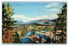 1938 Franconia Notch Over Pemigewasset River Valley New Hampshire NH Postcard picture