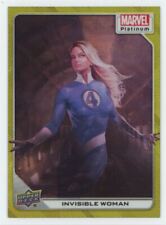 2022 Marvel Platinum Yellow Rainbow Invisible Woman #12 picture
