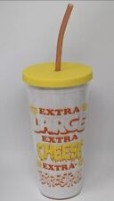 Pizza Planet Toy Story Plastic Tumbler Disney Parks NEW Bent Straw picture