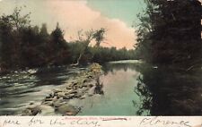 Musconetcong River Hackettstown New Jersey NJ c1905 Postcard picture