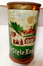old style flat top beer can , Lacrosse WI EMPTY picture