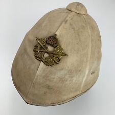 Vintage Military British? Service Hat w/ Crown Sword Crest picture