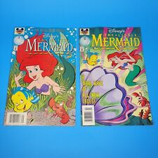 Disney Comics Special Little Mermaid #1 & #2 Comic Set- Vintage 1997 picture