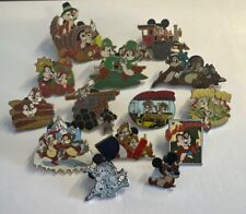 LOT OF 14 CHIP AND DALE DISNEY PINS including Holiday And Hidden Mickey Pins picture
