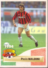 CARD PANINI OFFICIAL FOOTBALL CARDS 1994 PAOLO MALDINI MILAN # 242 picture