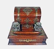 Late 19th Century English Stationary Box and Inkstand picture