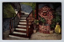 New Orleans LA-Louisiana, Stairway, Old Absinthe House, Vintage Postcard picture