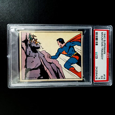1940 Superman Gum #16 Mountain Tragedy Vintage Super Hero Card PSA 5 picture