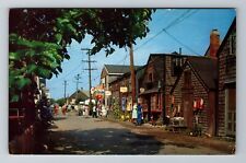 Rockport MA-Massachusetts, Entrance to Bearskin Neck, Antique Vintage Postcard picture