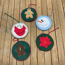 Hand-Stitched Felt Ornaments - You Choose - Christmas, handmade picture