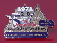 Danbury Mint Pin Badge Tottenham Hotspur Football Club v Villa League Cup 1971 picture