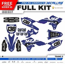 YAMAHA YZF 250 2014 2018 YZF 450 2014 2017 MX Graphics Decals Stickers Decallab picture