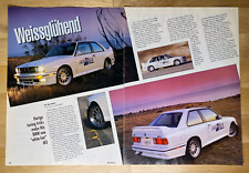 1990 BMW Hartge M3 E30 Original Magazine Article picture