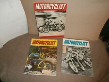 3 Vintage Motorcyclist Magazines Motorcycles May Oct 1965 Jan 1966 Marysville OH picture
