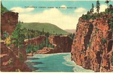 Postcard ID Cabinet Gorge Idaho Mountain Home 1950 Vintage picture