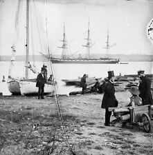 Steam Frigate Pensacola Potomac River Alexandria Va New 8x10 US Civil War Photo picture
