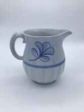 Gefle Pottery Small Pitcher Hand Painted 3-K- Sweden Scandinavian Pottery picture