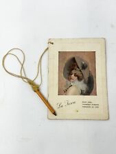 Antique Edwardian 1905 Dance Program Card With Pencil Still Attached Charming picture
