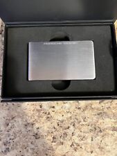 Porsche Design Lighter 9 chstn. Silver. New in box with booklet.  picture