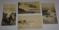 Vtg RPPC Real Photo Postcard Scenes Oqunquit ME Maine 3x5 in Beach Narrows.... picture