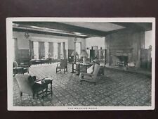SKYTOP, PA * SKYTOP LODGE INTERIOR ~ THE READING ROOM * UNPOSTED VINTAGE c 1920s picture