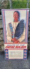 Old Vintage WWII Great Northern Railway Native American Railroad Poster Calender picture