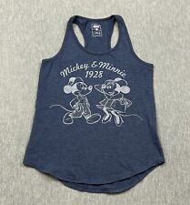 Disney Old Navy Tank Shirt Womens Extra Small Blue Tank Mickey Minnie Graphic picture